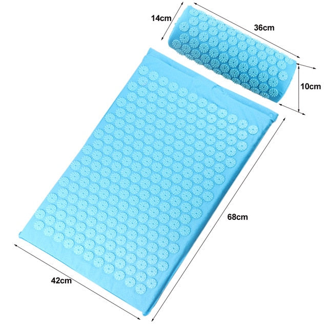 Massager Acupuncture Mat with Pillow